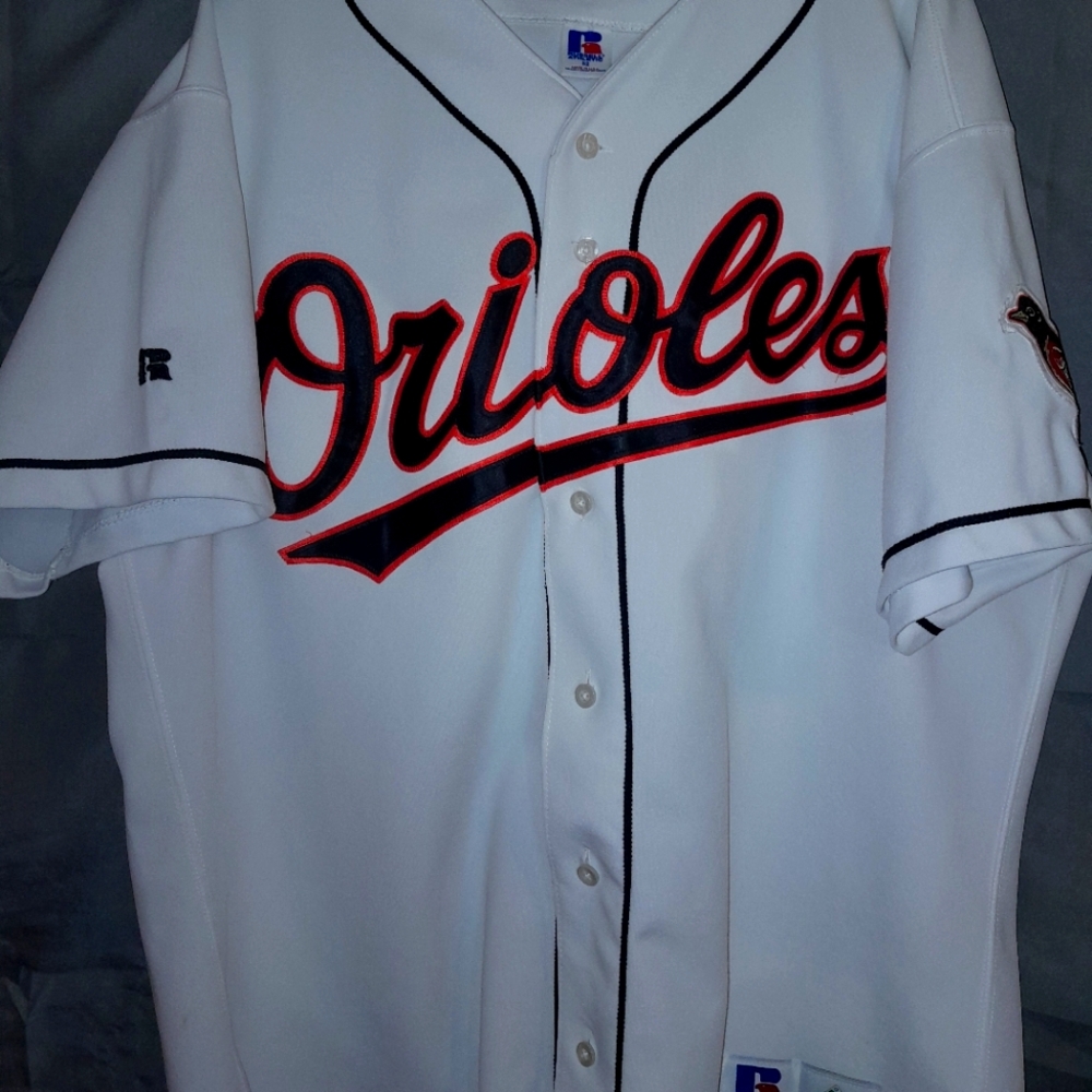 Rare Vintage Baltimore Orioles Russell Diamond Collection Home Jersey - 52
